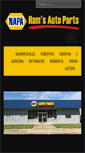 Mobile Screenshot of hamsautoparts.com